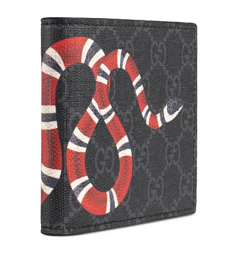 gucci bifold wallet gg supreme kingsnake|Gucci Bifold Wallet GG Supreme Kingsnake (4 Card .